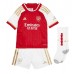 Cheap Arsenal Gabriel Jesus #9 Home Football Kit Children 2023-24 Short Sleeve (+ pants)